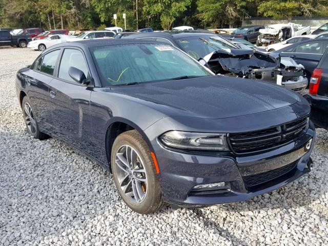 2C3CDXJG6KH639055 - 2019 DODGE CHARGER SX CHARCOAL photo 1