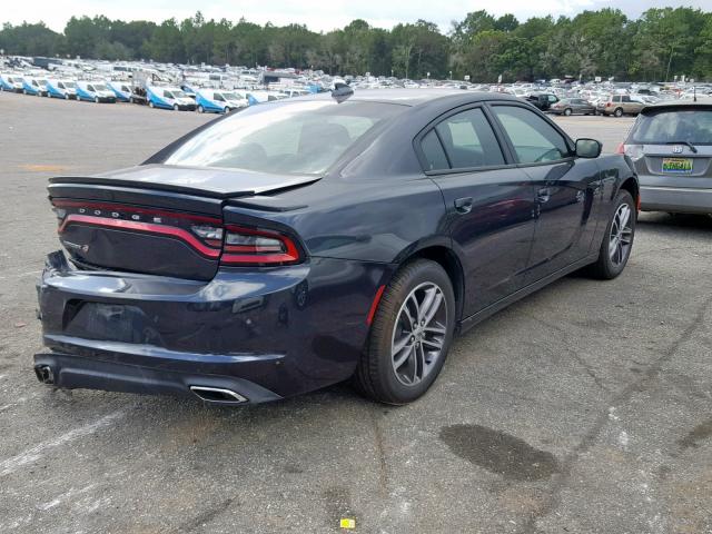 2C3CDXJG6KH639055 - 2019 DODGE CHARGER SX CHARCOAL photo 4