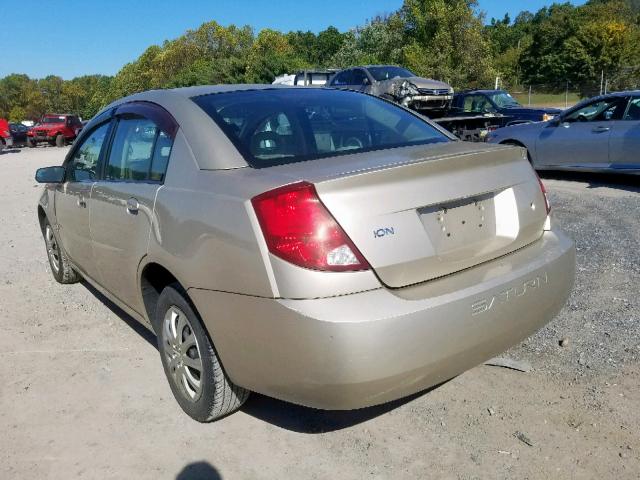 1G8AJ52F64Z179379 - 2004 SATURN ION LEVEL TAN photo 3