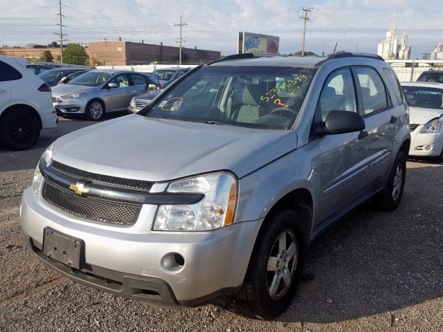 2CNDL13F776105100 - 2007 CHEVROLET EQUINOX LS SILVER photo 2