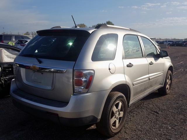 2CNDL13F776105100 - 2007 CHEVROLET EQUINOX LS SILVER photo 4