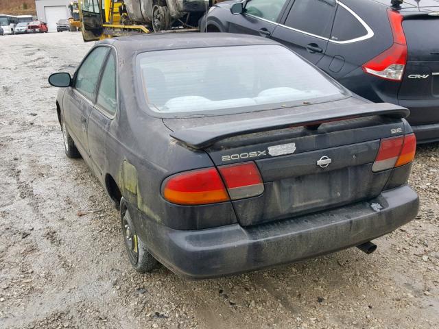 1N4AB42D8VC520609 - 1997 NISSAN 200SX BASE BLACK photo 3