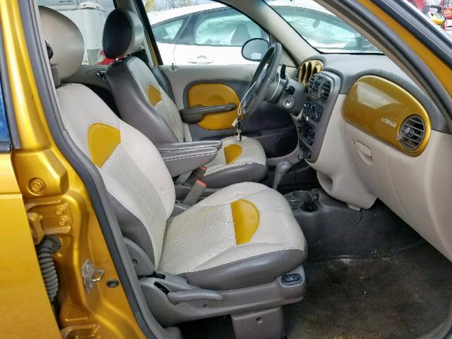 3C8FY68B22T332957 - 2002 CHRYSLER PT CRUISER GOLD photo 5