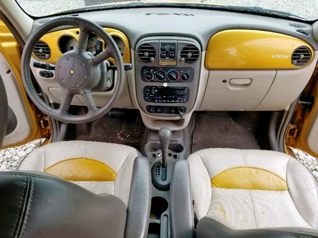 3C8FY68B22T332957 - 2002 CHRYSLER PT CRUISER GOLD photo 9