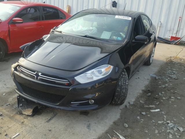 1C3CDFCH5DD293404 - 2013 DODGE DART LIMIT BLACK photo 2