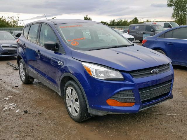 1FMCU0F7XFUA78417 - 2015 FORD ESCAPE S BLUE photo 1