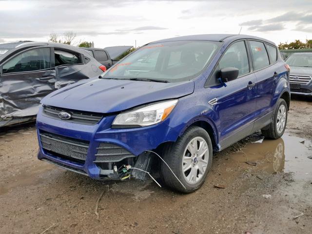 1FMCU0F7XFUA78417 - 2015 FORD ESCAPE S BLUE photo 2