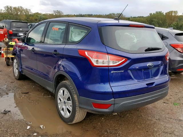 1FMCU0F7XFUA78417 - 2015 FORD ESCAPE S BLUE photo 3