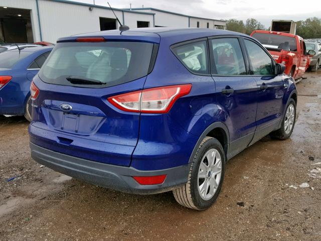 1FMCU0F7XFUA78417 - 2015 FORD ESCAPE S BLUE photo 4