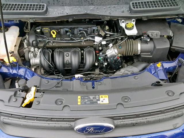 1FMCU0F7XFUA78417 - 2015 FORD ESCAPE S BLUE photo 7