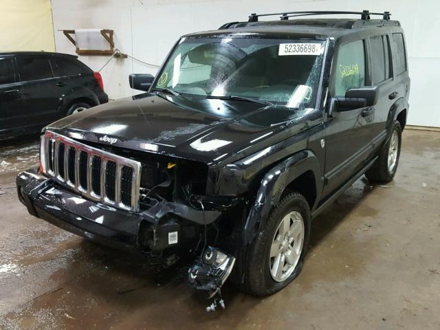 1J8HG48P37C573516 - 2007 JEEP COMMANDER BLACK photo 2