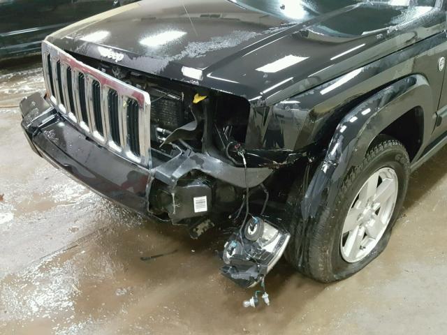 1J8HG48P37C573516 - 2007 JEEP COMMANDER BLACK photo 9