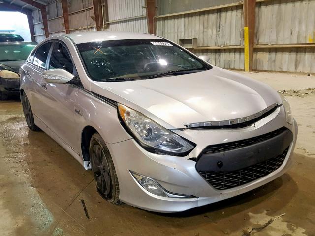 KMHEC4A48DA065793 - 2013 HYUNDAI SONATA HYB SILVER photo 1