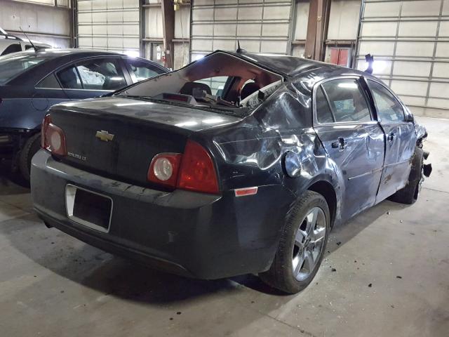 1G1ZC5EBXAF165485 - 2010 CHEVROLET MALIBU 1LT BLACK photo 4