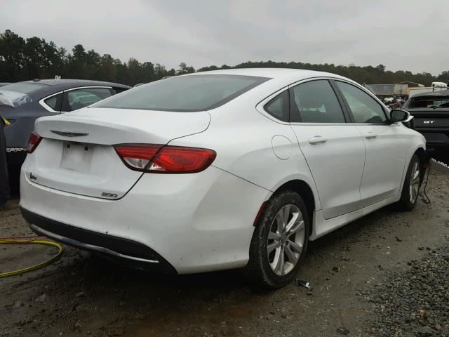 1C3CCCAB6GN138391 - 2016 CHRYSLER 200 LIMITE WHITE photo 4