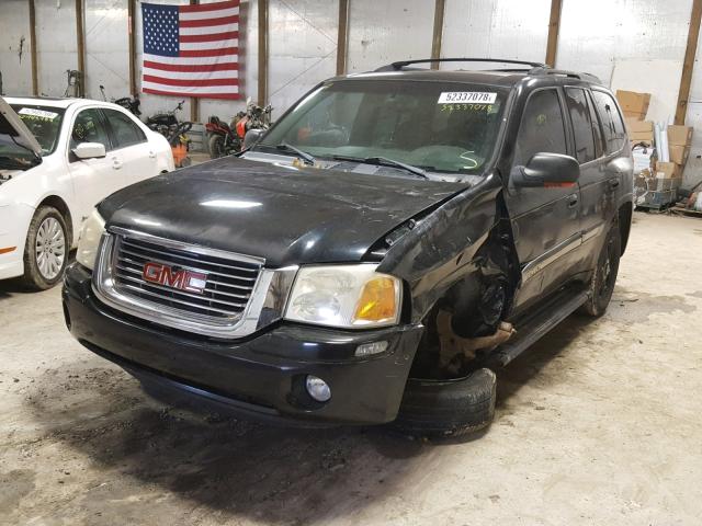 1GKDT13S422157358 - 2002 GMC ENVOY BLACK photo 2