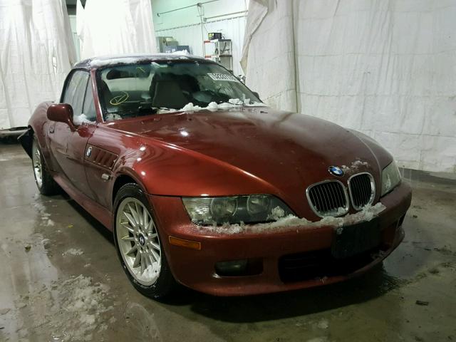 4USCN53442LL51063 - 2002 BMW Z3 3.0 BURGUNDY photo 1