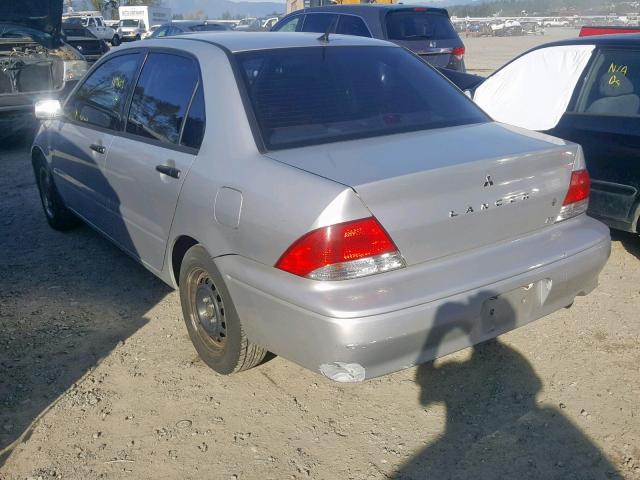 JA3AJ26E32U078976 - 2002 MITSUBISHI LANCER ES SILVER photo 3