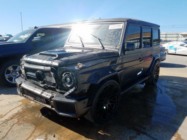 WDCYC7BF1BX191467 - 2011 MERCEDES-BENZ G 55 AMG BLACK photo 2