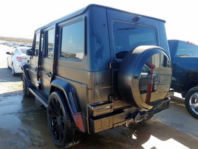 WDCYC7BF1BX191467 - 2011 MERCEDES-BENZ G 55 AMG BLACK photo 3