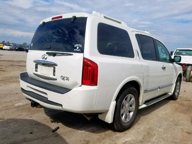 5N3AA08CX7N802118 - 2007 INFINITI QX56 WHITE photo 4