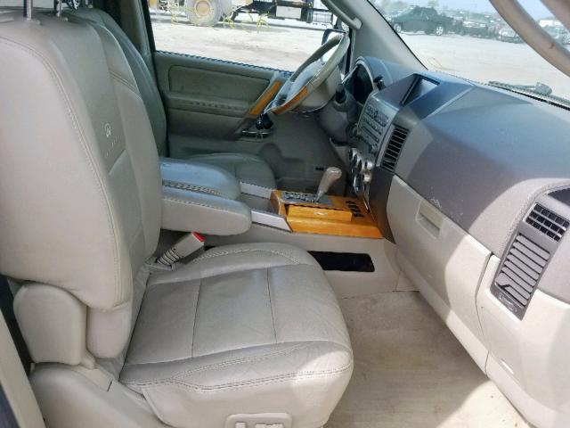 5N3AA08CX7N802118 - 2007 INFINITI QX56 WHITE photo 5