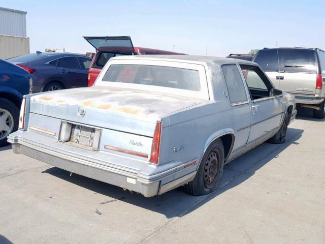 1G6CD4788G4229097 - 1986 CADILLAC DEVILLE BA BLUE photo 4