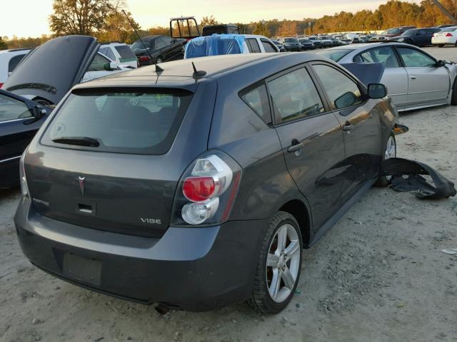 5Y2SP6E03AZ400244 - 2010 PONTIAC VIBE GRAY photo 4