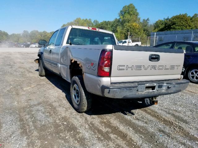 1GCEK19T44E280744 - 2004 CHEVROLET SILVERADO SILVER photo 3