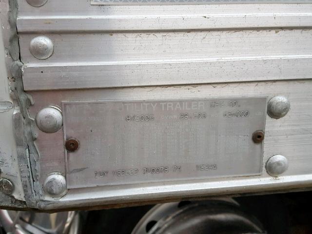 1UYVS25327U007874 - 2007 UTILITY TRAILER WHITE photo 10