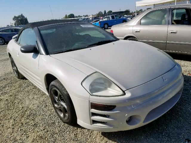 4A3AE45G94E032020 - 2004 MITSUBISHI ECLIPSE SP WHITE photo 1