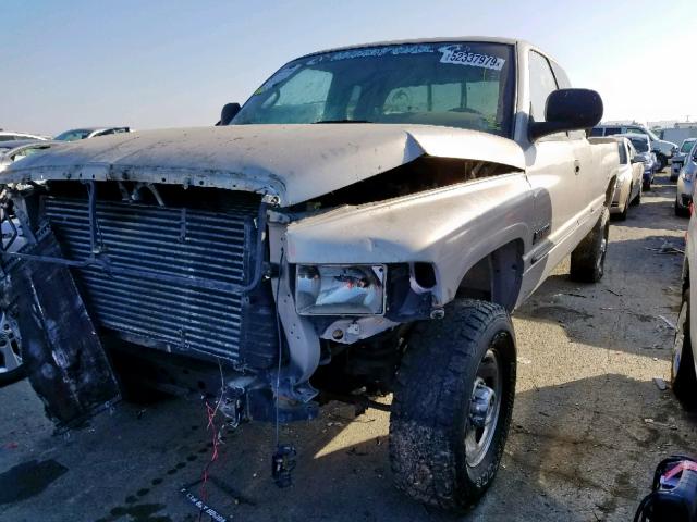 1B7KF2367XJ580208 - 1999 DODGE RAM 2500 GRAY photo 2