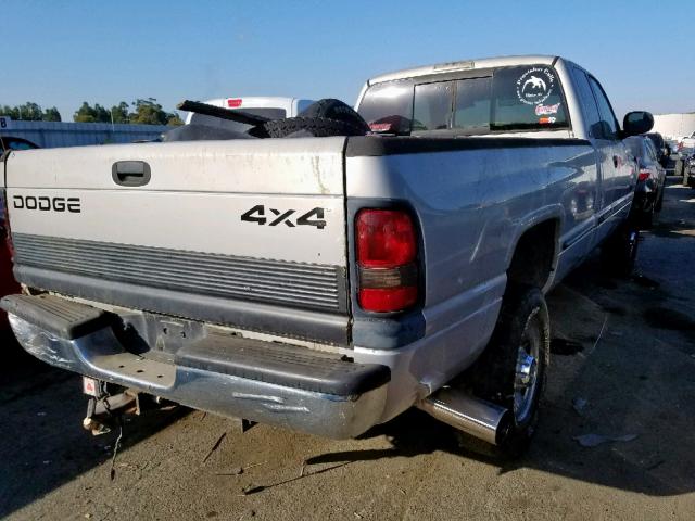 1B7KF2367XJ580208 - 1999 DODGE RAM 2500 GRAY photo 4