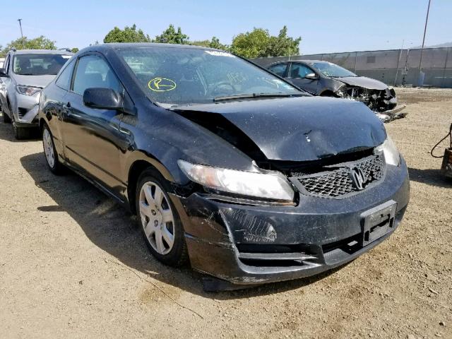 2HGFG1B68AH500502 - 2010 HONDA CIVIC LX BLACK photo 1