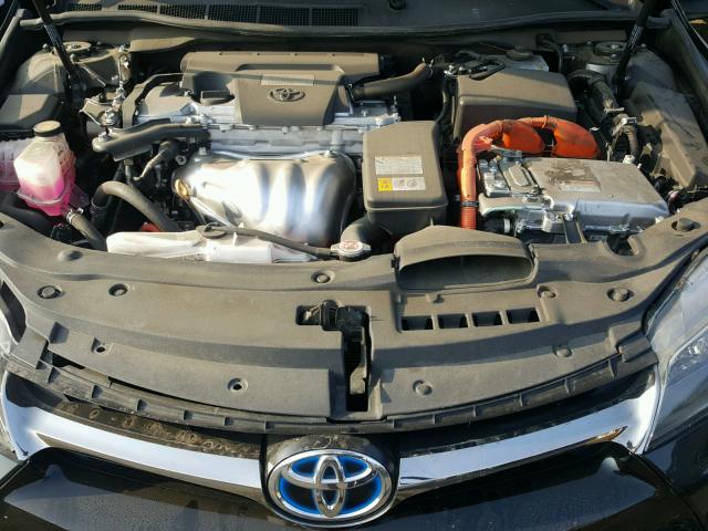 4T1BD1FK4HU214548 - 2017 TOYOTA CAMRY HYBR BLACK photo 7