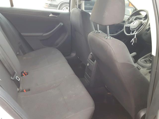 3VW2K7AJ2FM342555 - 2015 VOLKSWAGEN JETTA BASE Սպիտակ լուսանկար 6