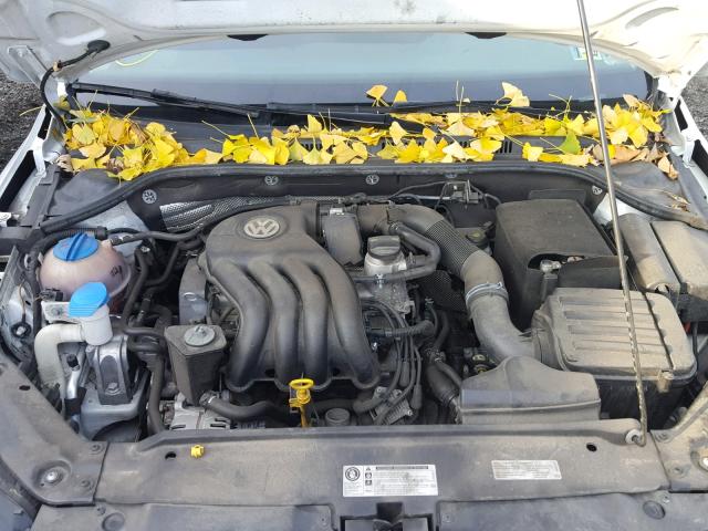 3VW2K7AJ2FM342555 - 2015 VOLKSWAGEN JETTA BASE Սպիտակ լուսանկար 7