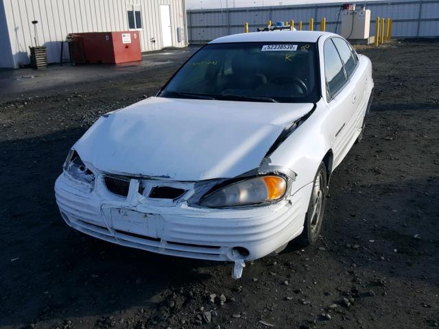 1G2NE52T7XC569923 - 1999 PONTIAC GRAND AM S WHITE photo 2