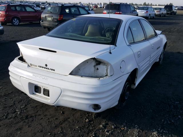 1G2NE52T7XC569923 - 1999 PONTIAC GRAND AM S WHITE photo 4