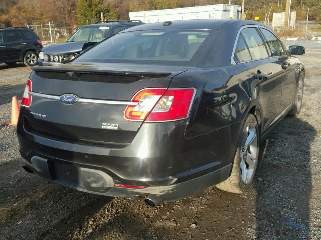 1FAHP2KT8AG109760 - 2010 FORD TAURUS SHO BLACK photo 4