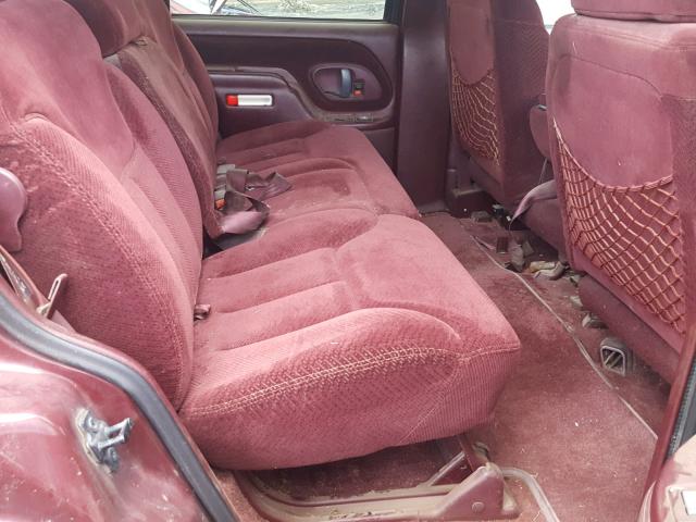 1GKEK13R3XJ748461 - 1999 GMC YUKON BURGUNDY photo 6