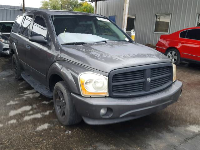 1D4HD48N94F106242 - 2004 DODGE DURANGO SL GRAY photo 1