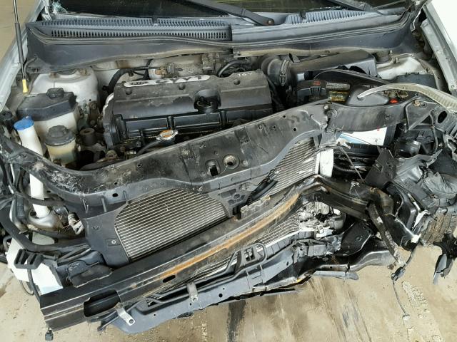 KNADE243696519614 - 2009 KIA RIO 5 SX SILVER photo 7