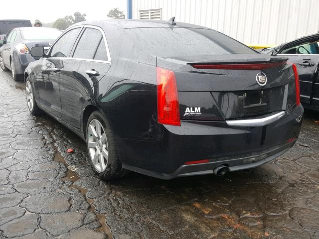 1G6AA5RA7E0103968 - 2014 CADILLAC ATS BLACK photo 3