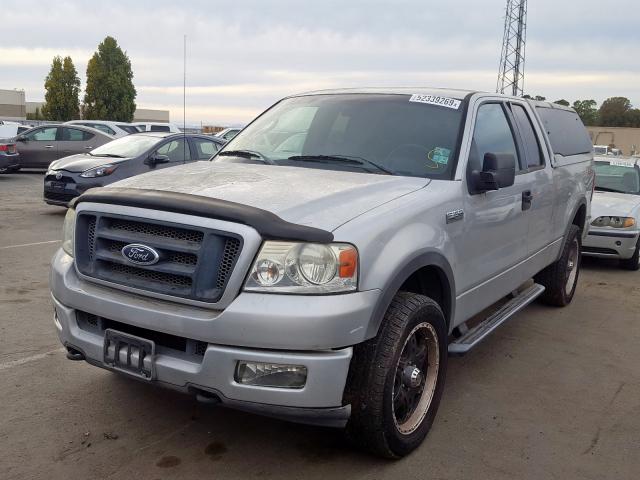 1FTPX14594NB82764 - 2004 FORD F150 SILVER photo 2