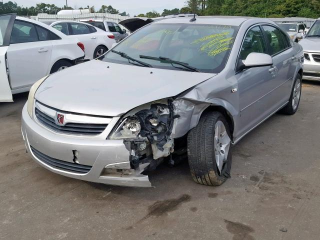 1G8ZS57N27F127236 - 2007 SATURN AURA XE SILVER photo 2