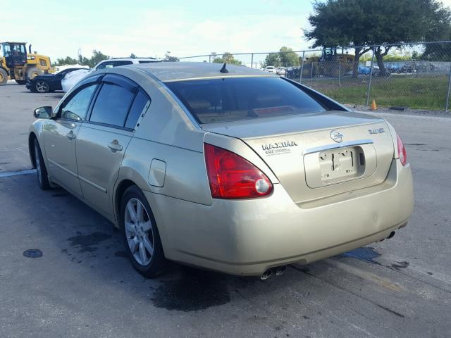 1N4BA41E44C829767 - 2004 NISSAN MAXIMA SE GOLD photo 3