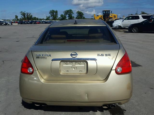 1N4BA41E44C829767 - 2004 NISSAN MAXIMA SE GOLD photo 9