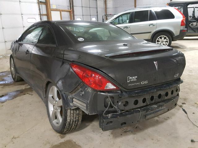 1G2ZH361574144958 - 2007 PONTIAC G6 GT GRAY photo 3