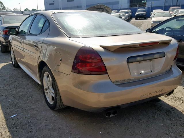 2G2WR524651188634 - 2005 PONTIAC GRAND PRIX GOLD photo 3